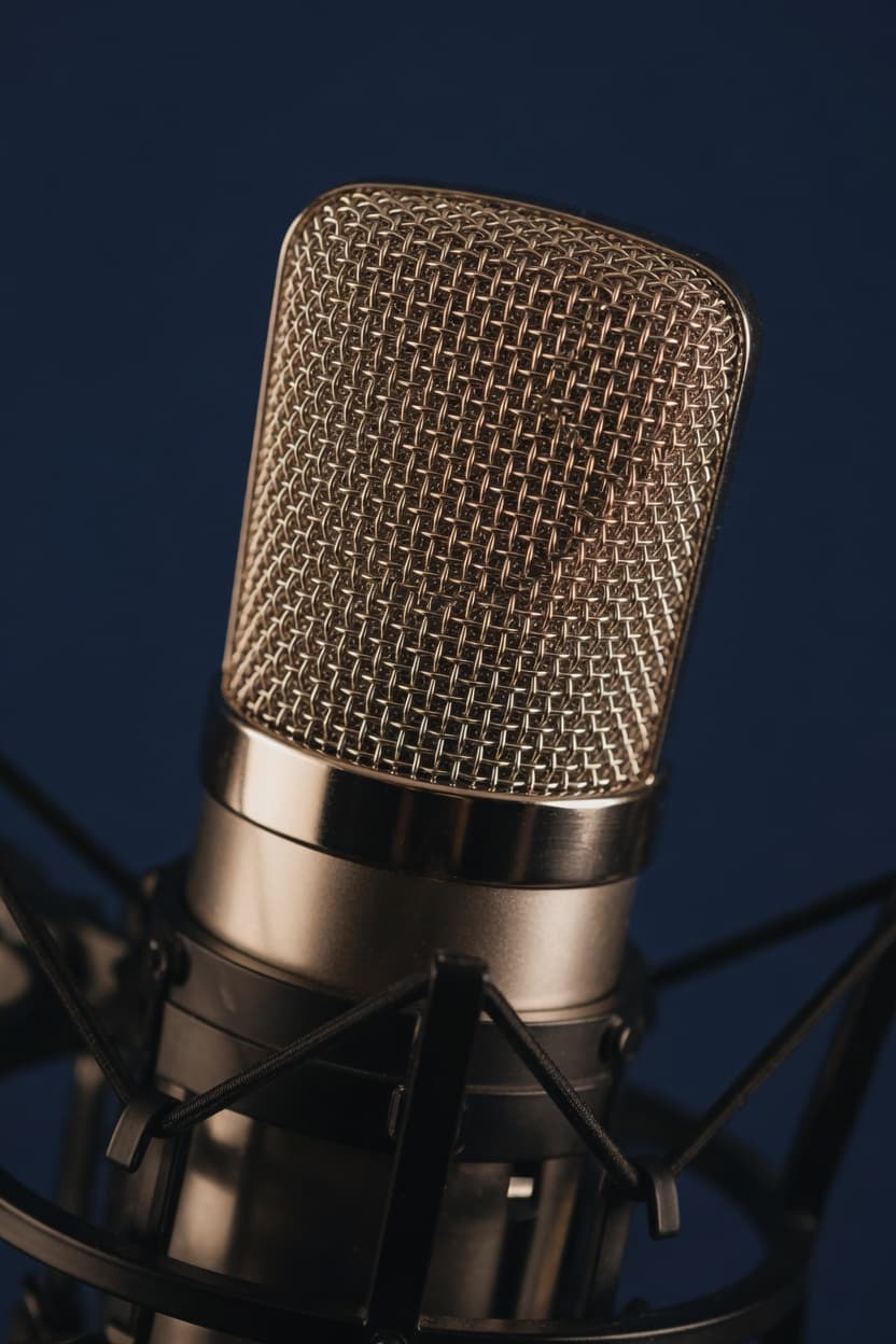 Studio condenser microphone